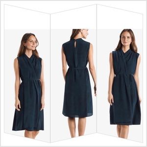 MM Lafleur The Greer Dress Sleeveless 100% Silk Size Large